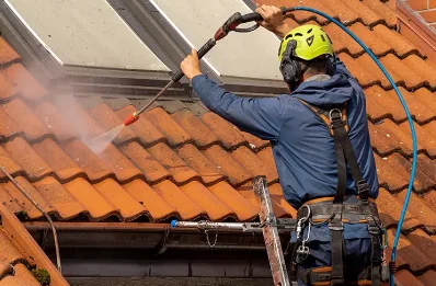 Démoussage et hydrofuge de toiture à Saugnac-et-Cambran
